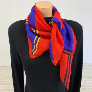Vintage Pierre Cardin Bold Geo Print Scarf (HG)